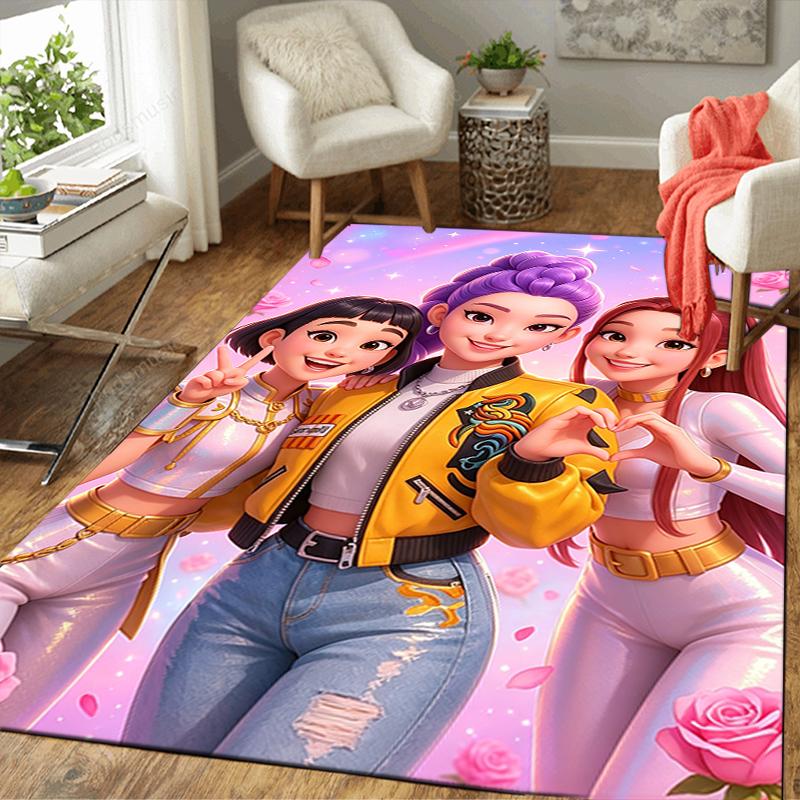 1Pc Fantasy Fashion Friends Rug Office Carpet Indoor Outdoor Doormat Nonslip Soft Comfortable Living Christmas Halloween Xmas Gift D924296