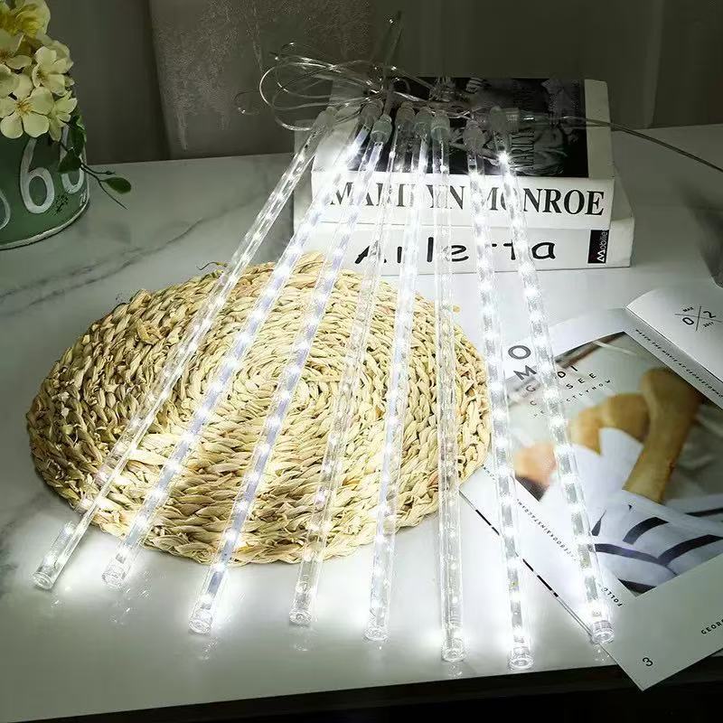 Светодиодные уличные огни «Метеоритный дождь» Водонепроницаемые огни для дерева Декор для внутреннего сада Подвесные огни для дерева Европейская вилка