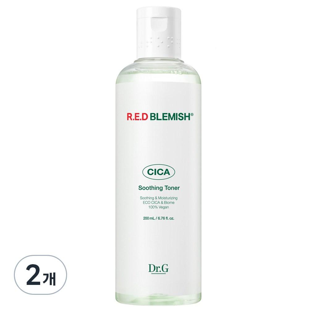 Dr.G Red Blemish Cica Soothing Toner, 200ml, 2 Units