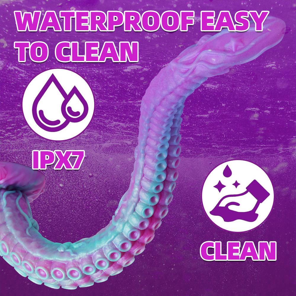 Длинная анальная пробка, секс-игрушка, монстр-дилдо, щупальце осьминога, огромный силиконовый член, секс-игрушка для взрослых, мягкий дилдо, женский мастурбатор, секс-игрушка