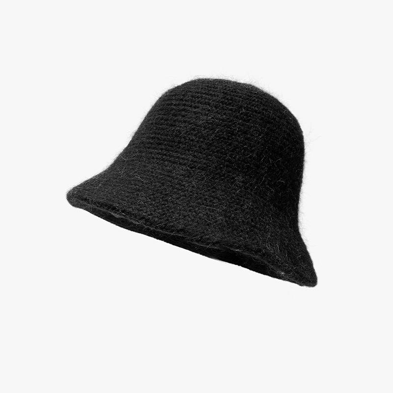 Женская осенне-зимняя универсальная шерстяная шляпа в корейском стиле, теплая зимняя шапка с защитой ушей, шляпа-ведро для большой головы