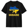 Футболка с картой флага Украины Летняя Модная Футболка Мужская Хлопок Круглый Вырез Большой Размер Футболки С Коротким Рукавом Y2K Прикольная Футболка
