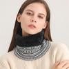 New Autumn And Winter Scarf For Keeping Warm And Protecting The Cervical Spine. Knitted Thick Scarf With Yarn For Women