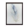 Niebiesko-Złote Pióro Niebiesko-Złote Pióro, 70X100 Cm, Bez Ramy, Płótno Premium Na Blejtramie