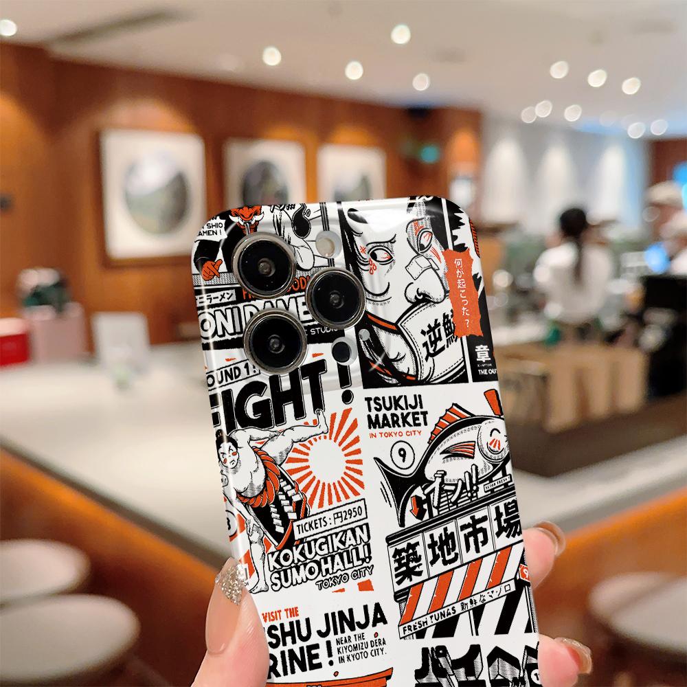 Все включено Пленка Чехол для телефона Мультяшный Модный дизайн Жесткий Чехол Полная защита Защита камеры для OPPO A60 A96 Reno12 Realme C53 C75