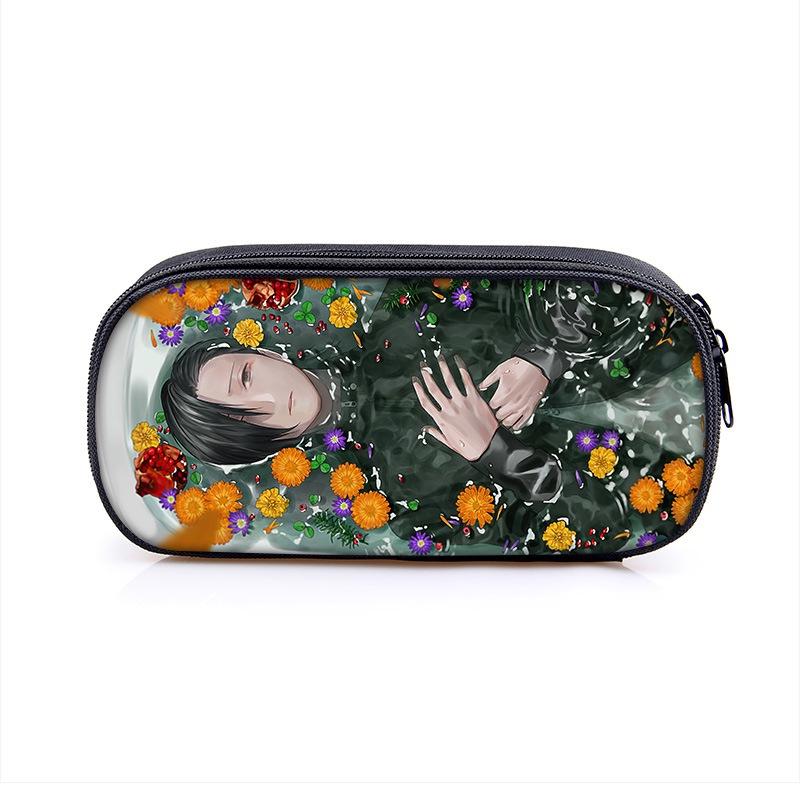 Пенал Jujutsu Kaisen большой вместимости для студентов и предметов первой необходимости для макияжа