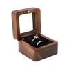 Durable Eco-friendly Wood Ring Gift Case Jewelry Display Necklace Box for Birthday