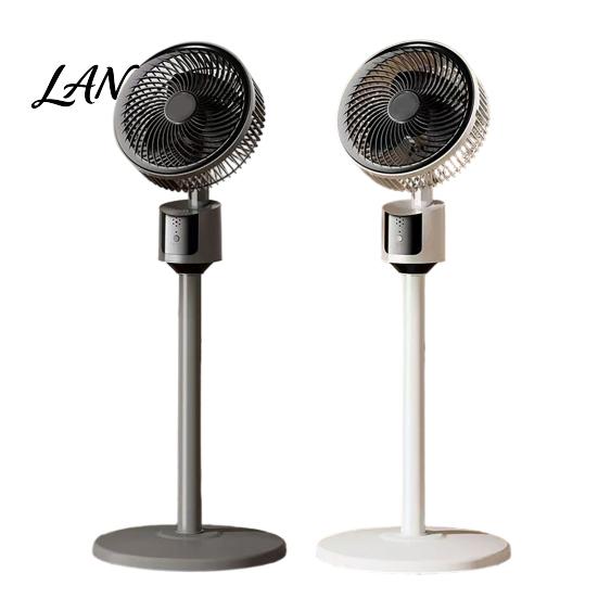 Living Room Fan Mini Floor Fan, Portable USB Air Circulation for Home Office, 3 Natural Breeze Speed Quiet Stand with 5m Airflow, Wide Angle