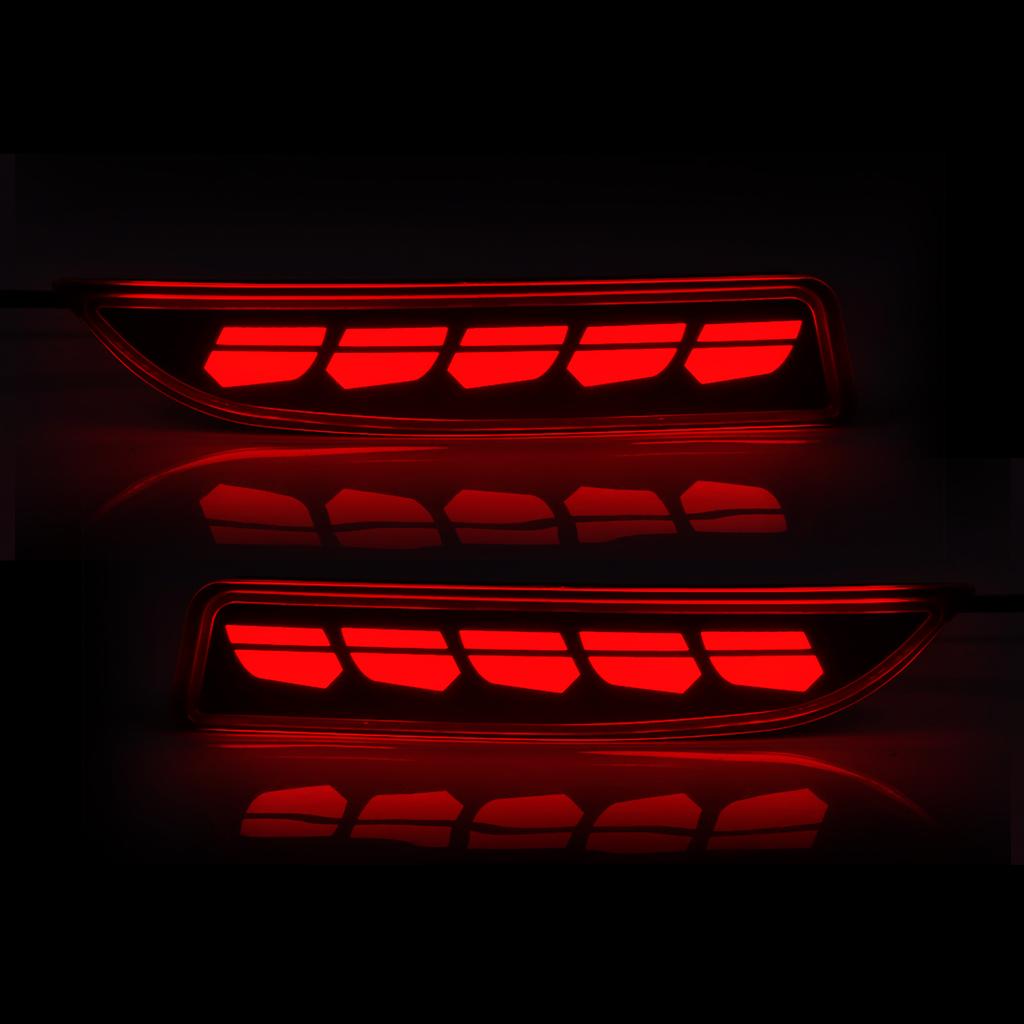 LED Rear Bumper Reflector Light For Toyota Avalon 2019 2020 2025 2025 Brake Warning Dynamic Turn Signal Auto Running Lamps 12V