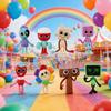 Cute PVC Game Dolls Mini Action Figures Collectible Model Toys Surprise Gift for Kids Boys Girls