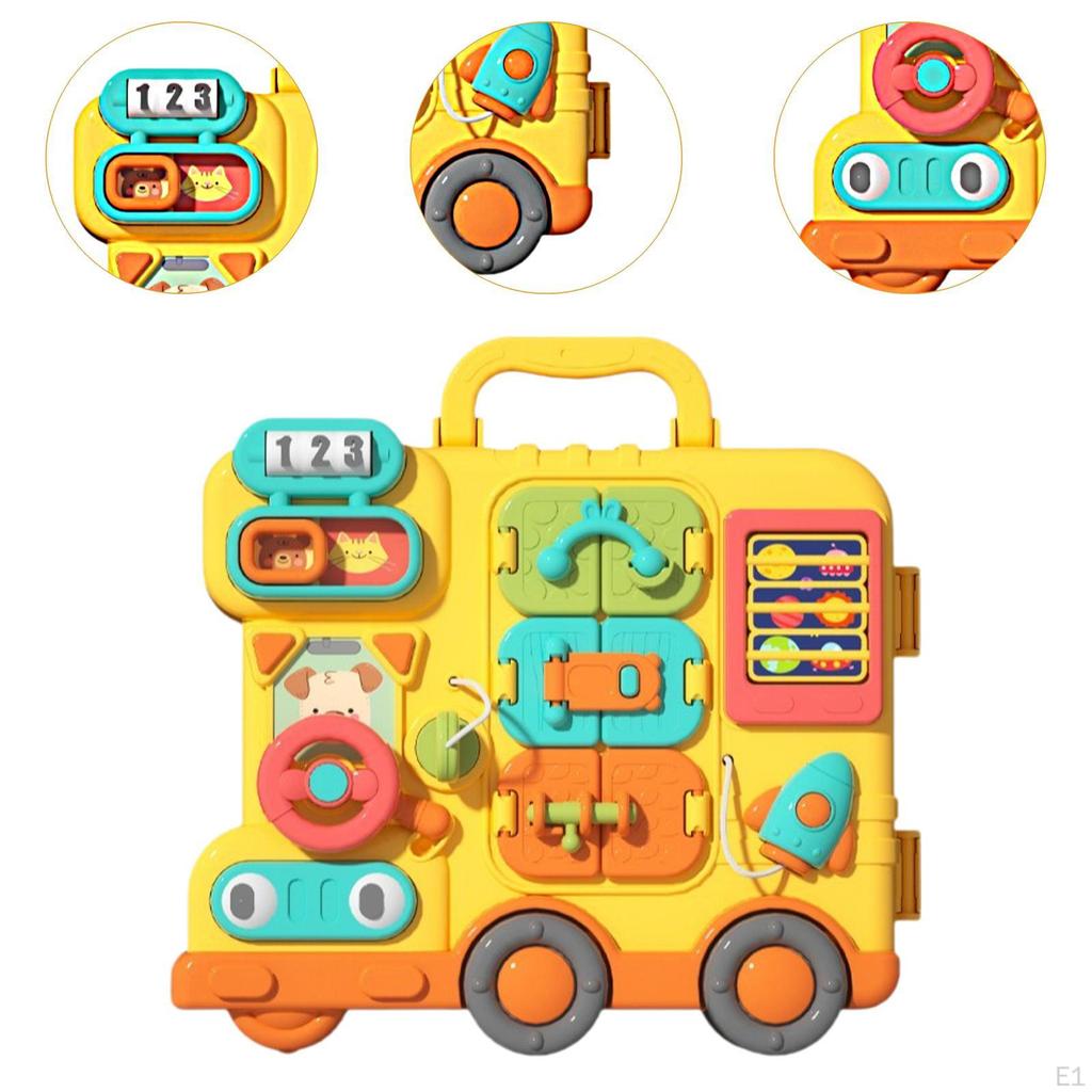 Musical Busy Board Learning Toy Educational Hand Eye Coordination Sensory Life Cognition for