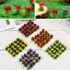 Micro Landscape DIY Accessories Fairy Garden Scene Model Sand Table Layout Static Grass Tufts Miniature Flower Cluster