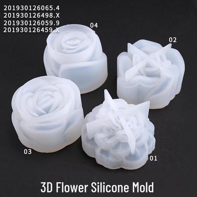 Силиконовая форма 3D-цветок "Мак" - Высокоглянцевая для DIY-украшений из эпоксидной смолы