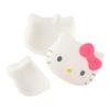 Sanrio Обед Привет 655732 (САНРИО) Коробка в форме лица, Китти, Подходит для микроволновой печи (Снимите крышку)