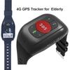 SOS Срочный вызов 4G LTE GPS-трекер Умные часы Браслет Датчик температуры Обнаружение падений Для пожилых людей