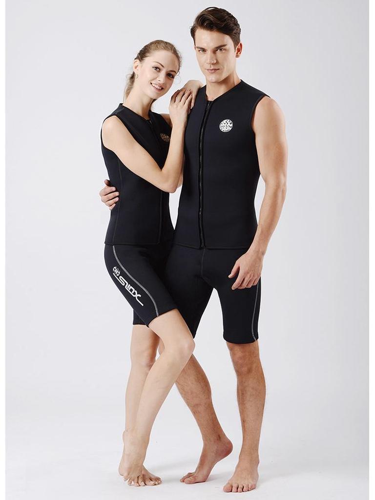 SLINX 3mm Diving Vest: Unisex, Sleeveless, Velvet-Lined Wetsuit for Warmth