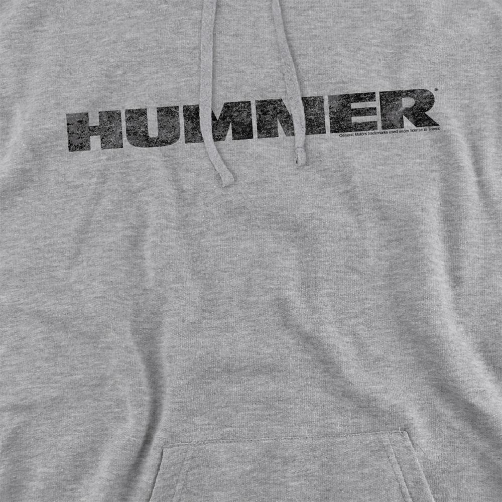 Худи Hummer для взрослых, унисекс, с потертым логотипом