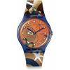 Наручные часы Swatch MIRO'S WOMEN & BIRD IN THE MOONLIGHT, New Gent, SO29Z136