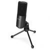 FIFINE XLR Condenser Microphone Unidirectional Microphone with Microphone Stand for Gaming Voice Chat Distribution Recording Telework Home Work Narrat