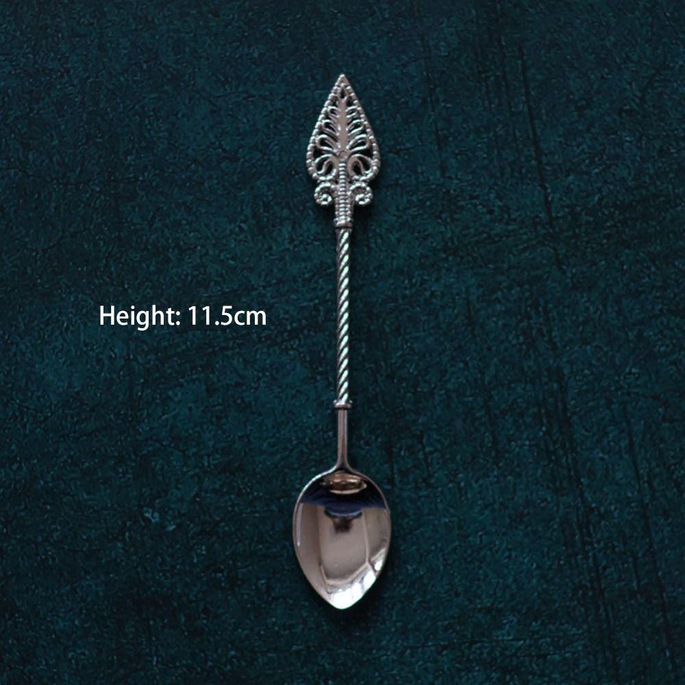 Посуда в королевском стиле Цинк Цинковый сплав Кухонные принадлежности Ложка для сахара Чайная ложка Кофейная ложка Десертная ложка