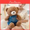 Bear Teddy Cute Plushie Doll With Strap Pants Design For Kids Sleep Pillow Gift