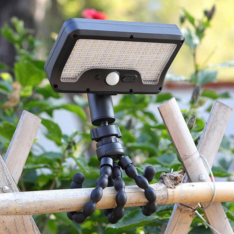 Household Split Lighting Solar Motion Sensor Light 360° Rotatable Lamp Octopus Bracket Usb Charge Lighting For Outdoor Camp