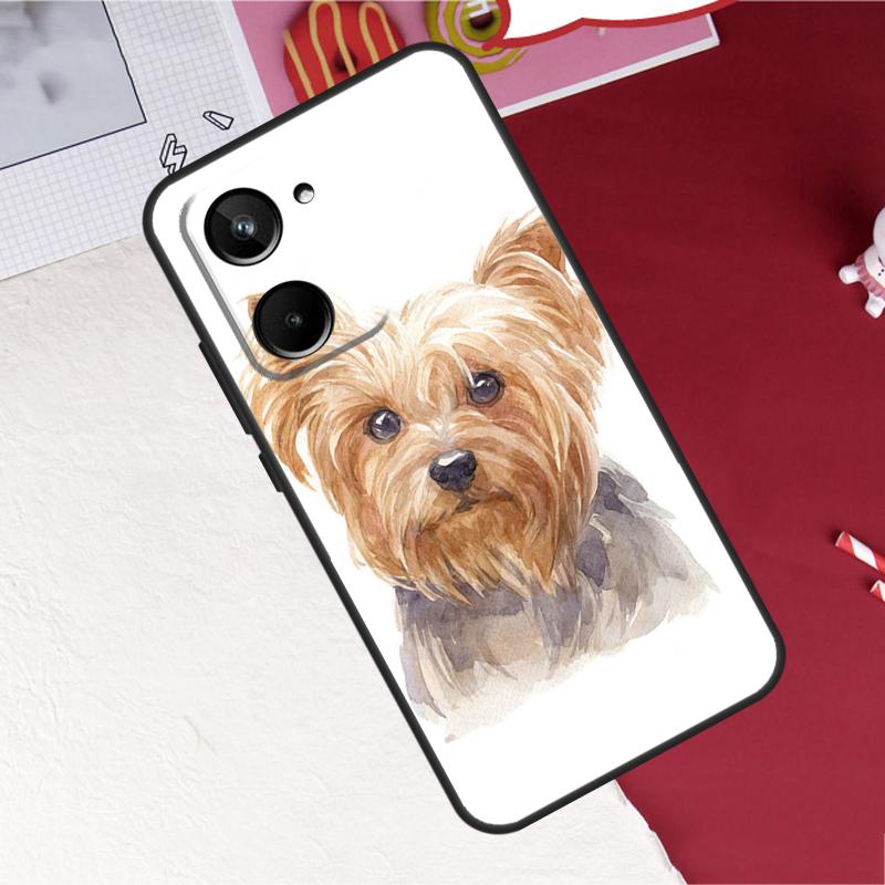 Yorkshire Terrier Dog Puppy For Realme 15 Pro GT7 GT6 10 11 12 13 14 Pro Plus C55 C71 C75 C67 C63 C61 C53 C35 C65 Case