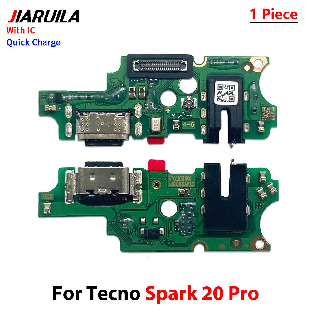 USB-док-станция для зарядки для Tecno Spark 11 Pro Spark 11c BG7 Spark Pro Plus KG7 Плата модуля зарядки Разъемы гибкого шлейфа
