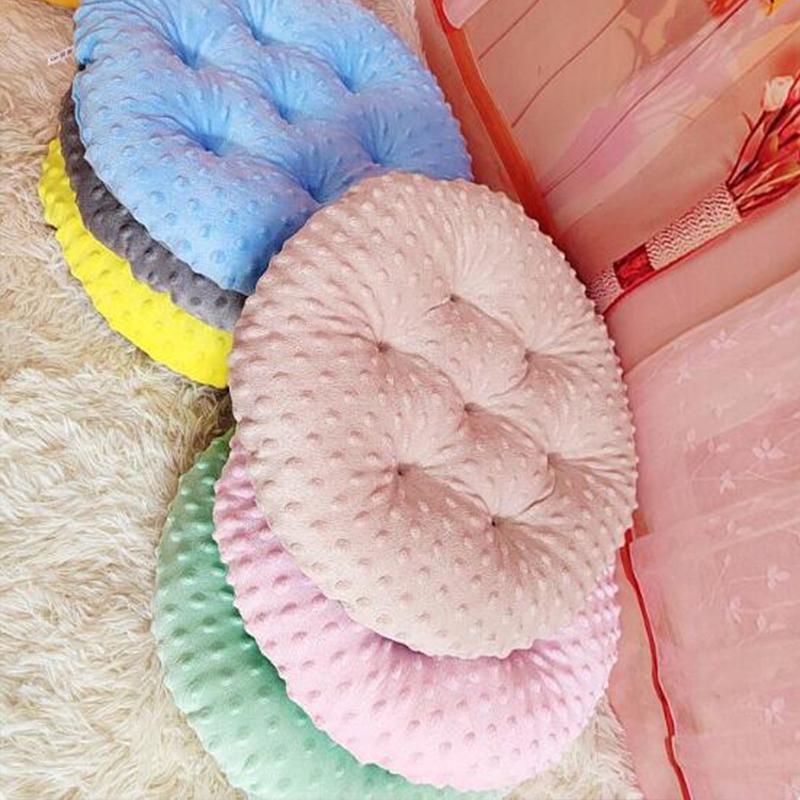 Thicken Dining Chair Cushion Office Chair Pad 45cm/50cm Round Cushion Soft Futon Bedroom Bay Window Tatami Stool