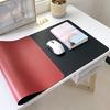 Large-Scale Faux Leather Mouse Pad - Waterproof, Stain-Resistant, Non-Slip Desk Mat for Office & Home Use, Dual-Sided Writing Surface