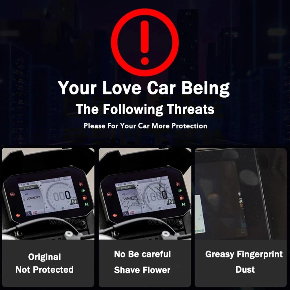 2025 Tenere 700 Dashboard Screen Protector For Yamaha Tenere 700 Instrument Film Scratch Cluster Dashboard Screen Protector