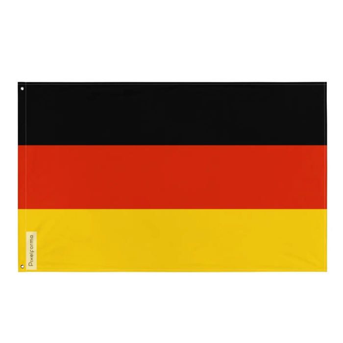 Drapeau - Allemagne - 90 X 150 Cm - Polyester - Recto/verso - Œillets En Fer
