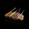 4 шт. #4 3D рыбьи глаза майларовые мушки Minnow Flash Tube искусственные реалистичные приманки для ловли окуня форели стальноголового лосося