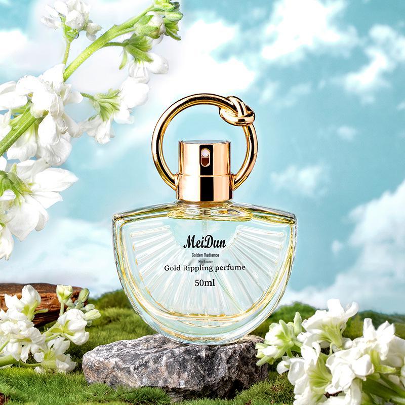 Meidon Golden Radiance Powder Mist: Long-Lasting Floral Fruity Eau De Toilette for Women