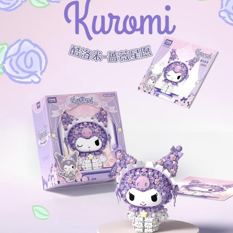 Оригинальные конструкторы Sanrio Фигурка Куроми Май Мелоди Anthemy Сборные модели Игрушки Настольные украшения Коллекционные подарки