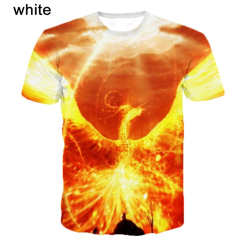 Personalized Printing T-shirt Phoenix T-shirt Outdoor Casual Cool T-shirt Top