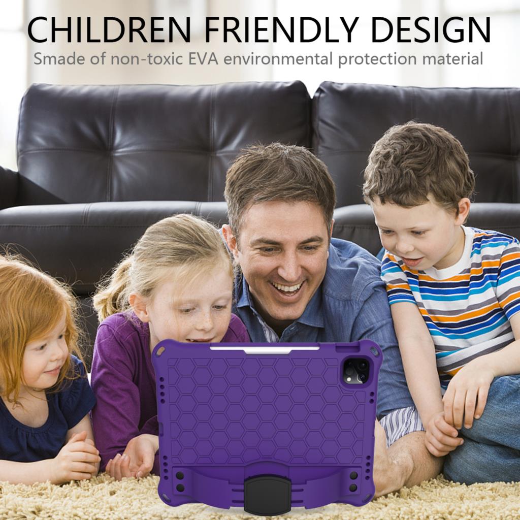 Детский безопасный противоударный чехол из ЭВА для iPad Air 4 10,9 iPad Pro 11 2020, детский чехол с портативной ручкой и подставкой с плечевым ремнем