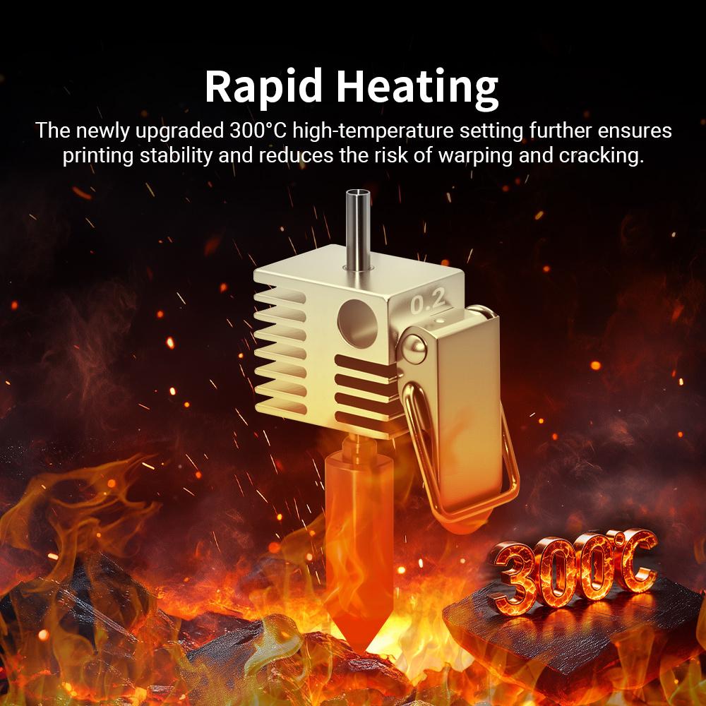 Creality SPARKX I7 Hotend 0.2/0.4/0.6/0.8mm Hardened Steel Nozzle High-Temperature Quick-Release for SPARKX I7 3D Printer Part