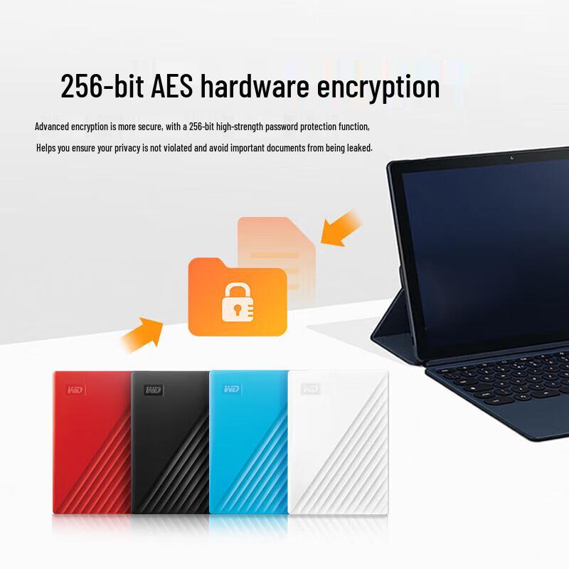 WD My Passport Portable Encrypted Hard Drive