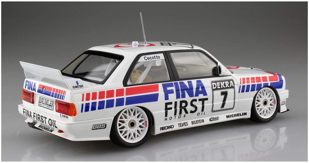 Aoshima Bunka Kyozai BEEMAX Series 24 BMW M3 E30 Sports Evolution 1992 German Specification Plastic Model 1/24 No.