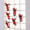 Climbing Ladder Rope Santa Claus Pendant Santa Climbing Rope Ladder Xmas Tree Hanging Ornament Party Decor