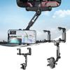 Universal Car Phone Holder Rearview Mirror Phone Holder Adjustable Navigator Bracket 360 Rotatable Retractable For Car Mobile