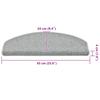 Maty Na Schody 30 Szt. Jasnoszary 65X24X4 Cm