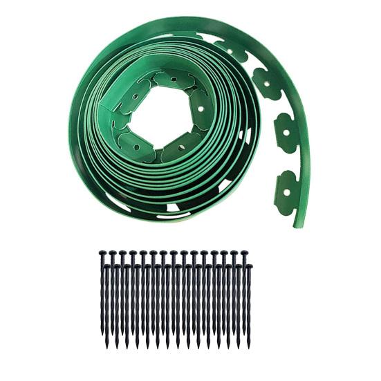 Долговечный рулон садовой окантовки L-образный многоразовый каменный травяной барьер