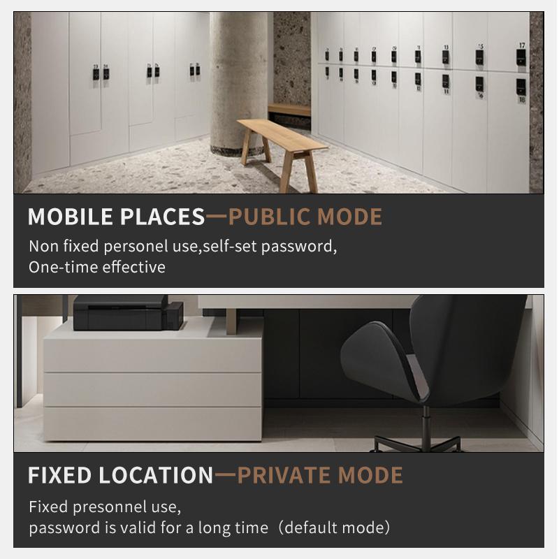 Handle Design Electronic Cabinet Lock Digital Cabinet Intelligent Lock Gym Popular Locker Keyless Digital Lock