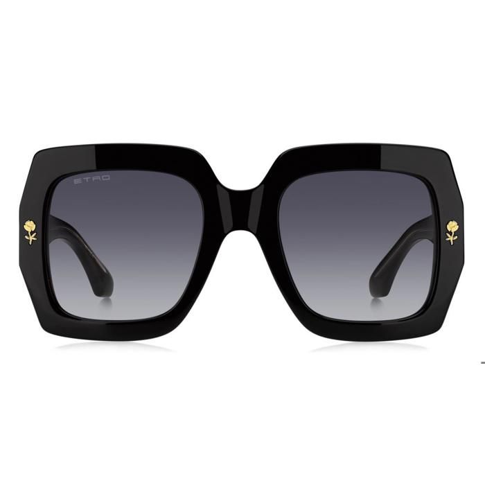 Lunettes de Soleil Etro ETRO 0011/S 53/23/145 BLACK/GREY SHADED acétate femme ETRO 0011/S