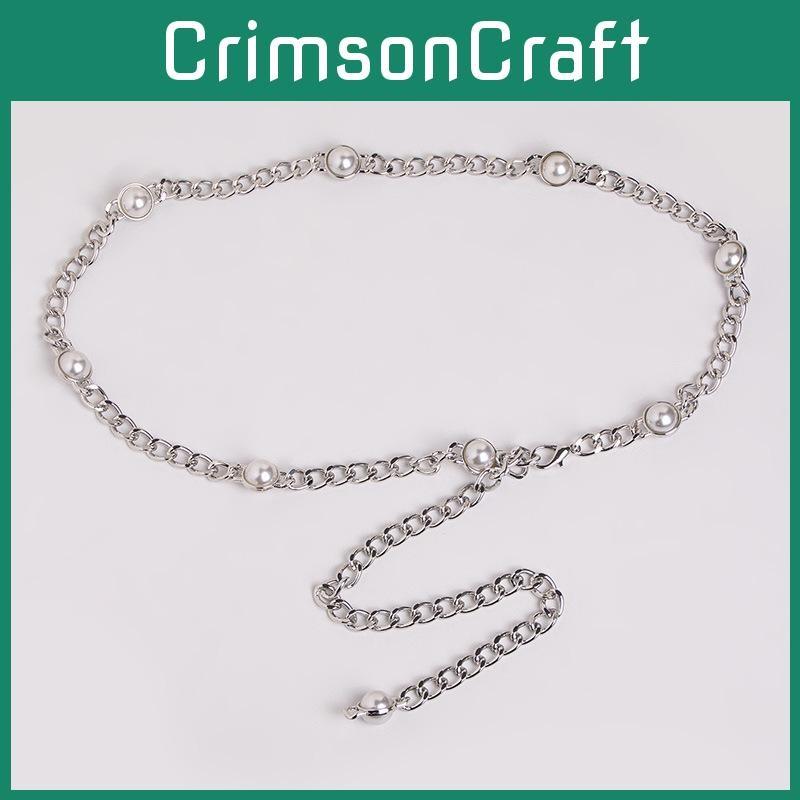 Elegant Pearl Waist Chain For Women With Lobster Clasp Casual Fashion Accessory