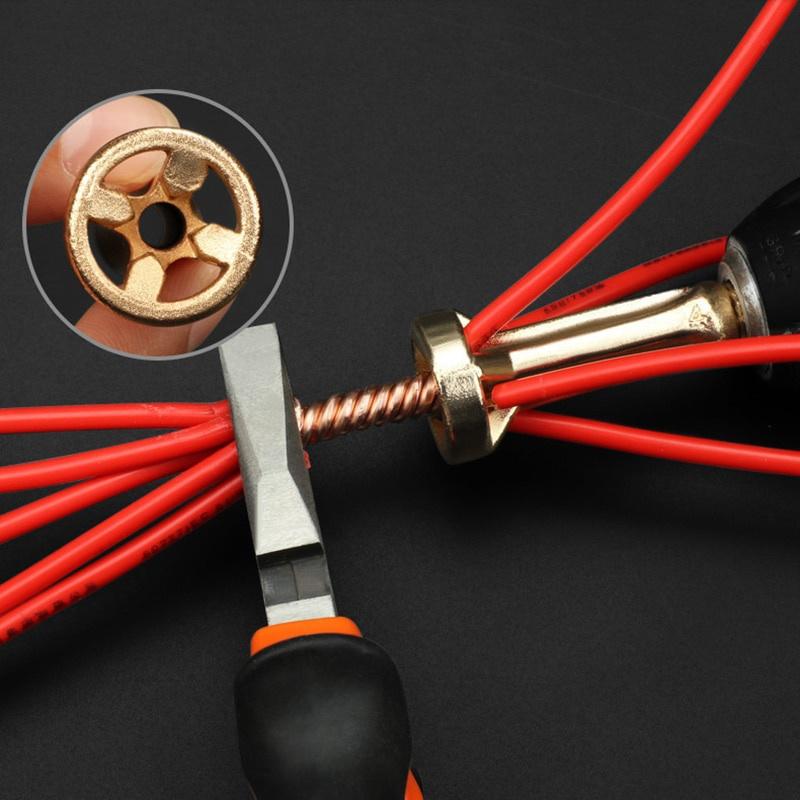 Автоматический инструмент для зачистки проводов, инструмент для витой проволоки, пилинг кабеля, скручивающий разъем, электрик, зачистка артефакта, разъем, ручные инструменты