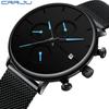 CRRJU2268 New Men's Casual Personality Watch Fashion Popular Men's Watch Student Table