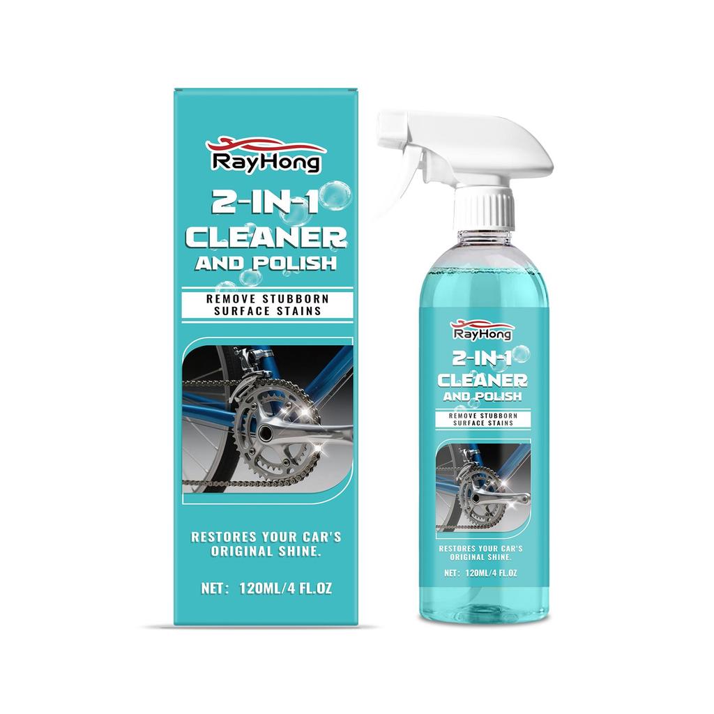 RAYHONG Car Cleaning & Care Spray Washes Away Dirt Without Leaving Streaks Universal Care for Paintwork and Wheels 120ml